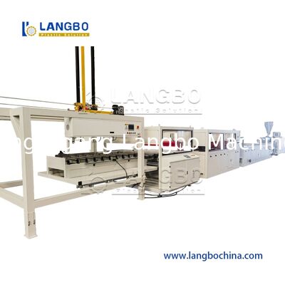 Fully Automatic PE PVC Wood Plastic Hollow Solid Floor Wide Door Panel Garden Fence Conical Twin Screw Extruder Plastic Machine