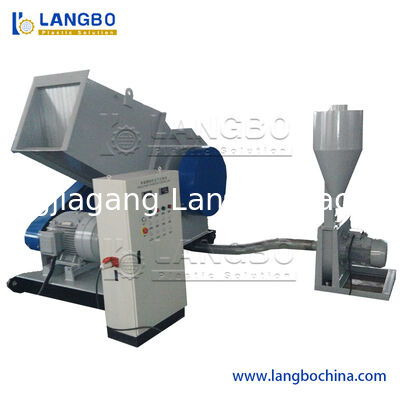 Plastic Barrel Crushing Machine PE PP PVC Pet Waste Plastic Crusher Machine