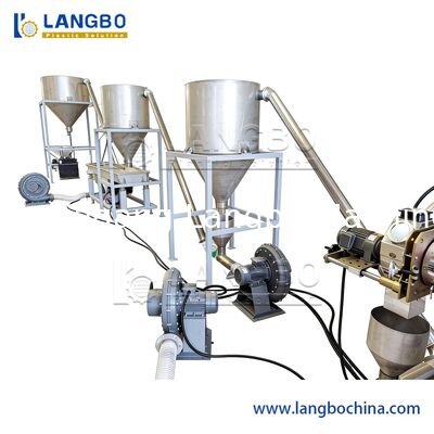 PVC Granulating Production Line Plastic Granual Making Machine CPVC Hot-Cutting Pelletizing Line