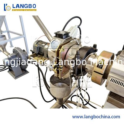 Plastic Die Face Hot Cutting Rigid Soft PVC Pelletizing Granulating Line for Wire Cable Compounding