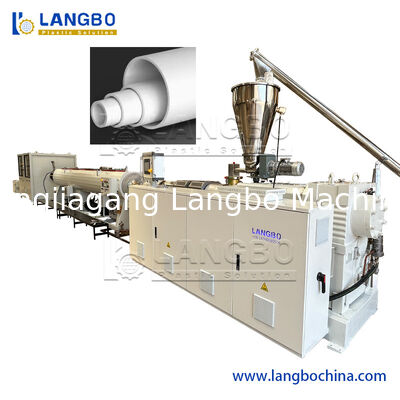 PVC Plastic Pipe Manufacturing Machine Capacity 300kg / PVC Tube