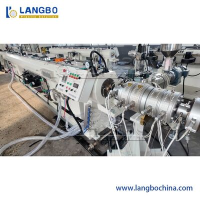 HDPE Pipe Production Line With High Torque Single Screw Extruder