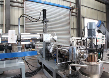 PP PE Plastic Pelletizing Machine Single Screw Double Stages Extruder Pellet