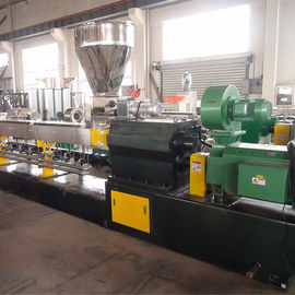 Two Screw Plastic Pelletizing Machine Extruder High Capacity Stable To Operation