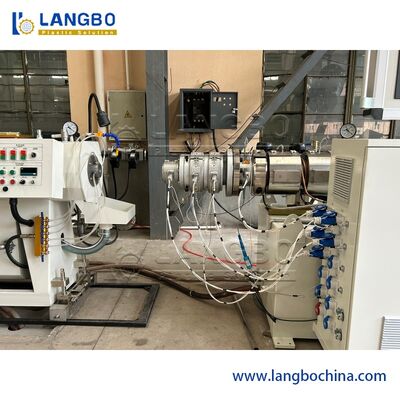 CE ISO PVC Pipe Extrusion Line Pipe Diameter 16 - 630mm 22- 160KW Extruder Power