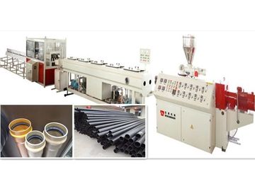 65mm PE Pipe Extrusion Line Hdpe Pipe Extrusion Machine 1 Year Warranty