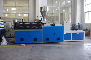 PVC Pipe Extrusion Line Double Screw 220 - 415V Input Voltage