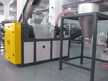 PE Film Dryer 90KW Plastic Recycling Line Auto Heating / Cooling Squeezing