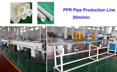 20-50mm Fast High Speed PE PP HDPE PVC PPR Mpp Plastic Water Gas Supply Drainage Solid Wall Pipe Hose Tube Making Machine Production Extrusion Line