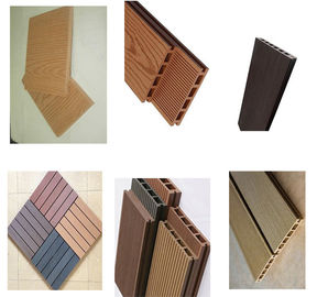 Plastic Wood Composite PVC Profile Extrusion Line , Upvc Profile Extrusion Machine