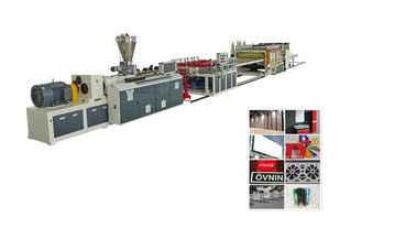 Full Automatic WPC Pvc Foam Board Production Line Advertising Board Extrusion