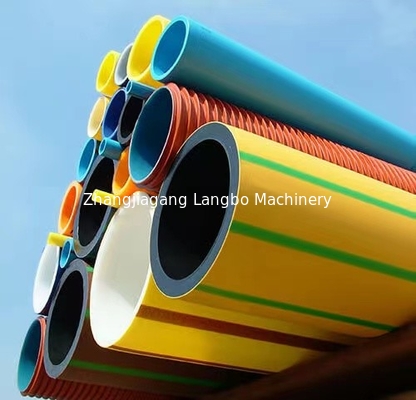 PE Corrugated Pipe Extruder Electrical Corrugated Pipe Making Machine