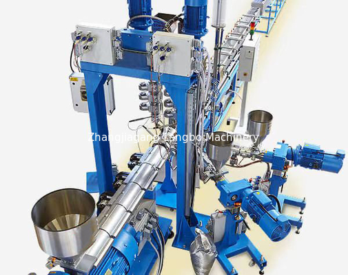 Co Extrusion PPR Pipe Production Line Plastic Two Extruders