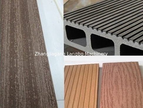 High Output Wood Plastic WPC Decking Profile Co Extrusion Machine