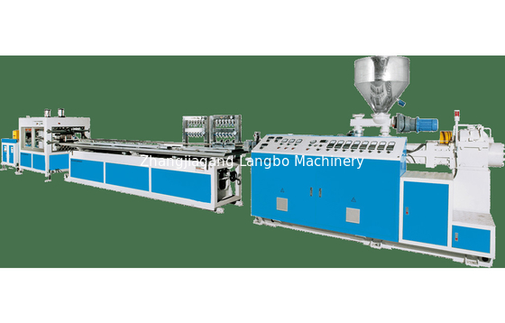 High Output Wood Plastic WPC Decking Profile Co Extrusion Machine