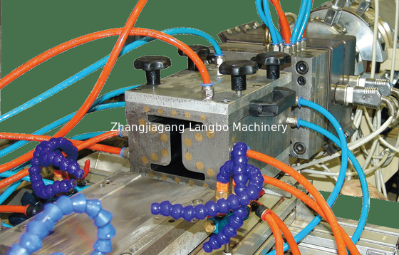High Output Wood Plastic WPC Decking Profile Co Extrusion Machine