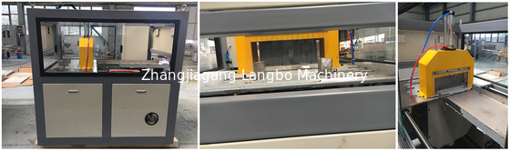 Decorative WPC Profile Extrusion Line Outdoor Garden Decking Board