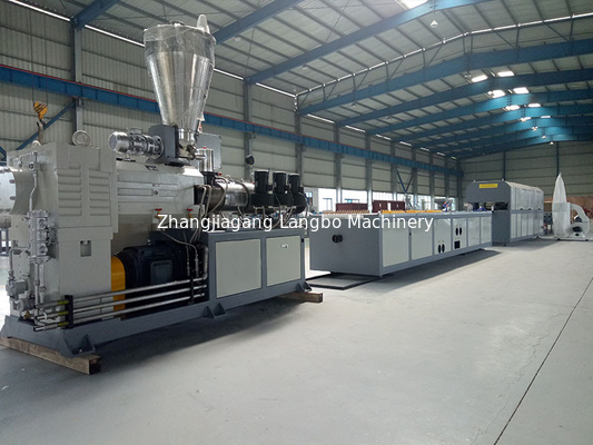 Waterproof Wpc Decking Extrusion Line Saw Cutter Outdoor
