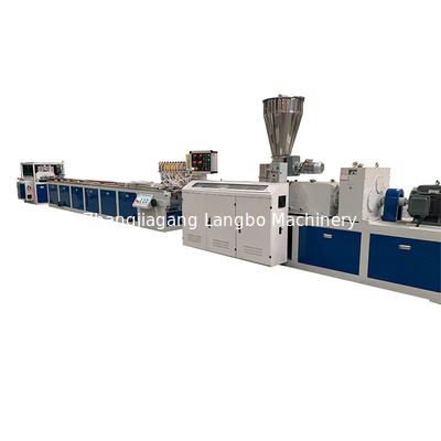 Indoor Exterior Decoration WPC Fluted Panel Making Machine WPC Wall Panel Extrusion Line Making Machine