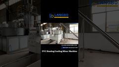 High Speed Hot and Cool Mixer Set for PVC Compounding #mixermachine #plasticmixer