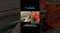 High Speed PPR Pipe Production Line for Plumbing Applications #pprpipe#pipeextrusion