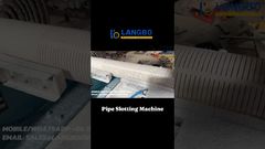 Automatic Pipe Slotting Machine for PVC and PE Pipes#slottingmachine #plasticpipe