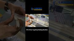 Automatic Plastic Price Tag Strip Extrusion Machine for Supermarket Price Tag #pricetag