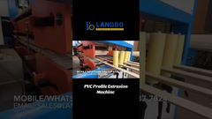 PVC Profile Extrusion Machine With Punching Machine #machine #pvc #factory