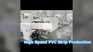 PVC Sealing Strip Extrusion Machine High Speed Production