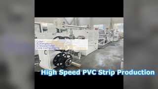 High Speed PVC Sealing Strip Extrusion Machine Solution