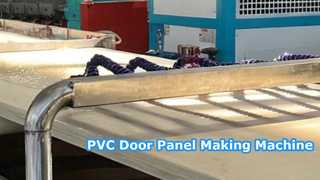 PVC Door Panel Making Machine | Decorative Panel Extrusion Line with Customized Profile Forming