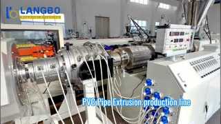PVC pipe extrusion production line