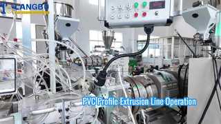 PVC Profile Extrusion Process | Factory Demonstration