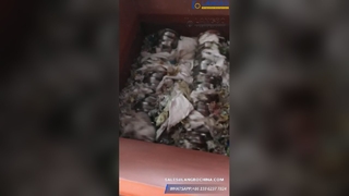 Woven Bag Shredding with Twin Shaft Shredder